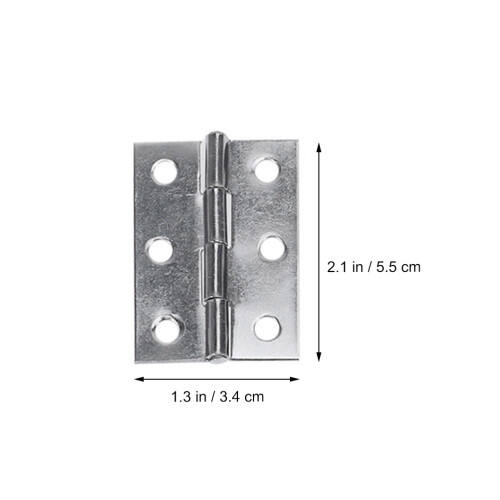 Stainless Steel Cabinet Hinges Silver 32pcs 2.5 Inch 1