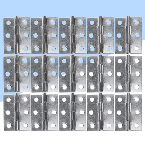 Stainless Steel Cabinet Hinges Silver 32pcs 2.5 Inch 2