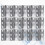 Stainless Steel Cabinet Hinges Silver 32pcs 2.5 Inch 4