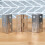 Stainless Steel Cabinet Hinges Silver 32pcs 2.5 Inch 9