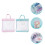 4 Pcs Handheld File Holders Nylon Bag Practical Document 9