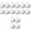 16Pcs Silver Wall-Mount Pot Lid Organizer Stainless Steel Kitchen Rack 2