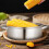 5Pcs Steel Cookware Set Silver Nonstick Pots and Pans for Home Kitchen 3