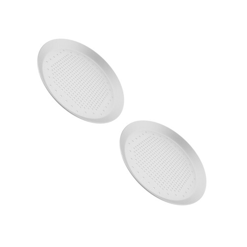 2Pièces Plaque De Cuisson En Aluminium Pour Pizza Crêpes 1