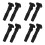 8Pcs Car Seat Headrests Guide Inserts Plastic Clips for Secure Fit 4