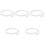 5Pièces Joint D'étanchéité Flexible Transparent Pour Douche Maison 2