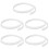 5Pièces Joint D'étanchéité Flexible Transparent Pour Douche Maison 5