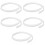 5Pièces Joint D'étanchéité Flexible Transparent Pour Douche Maison 6