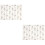 2Pièces Langes Bébé Multicolores, Doux Pour Cadeau 5