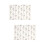 2Pièces Langes Bébé Multicolores, Doux Pour Cadeau 6