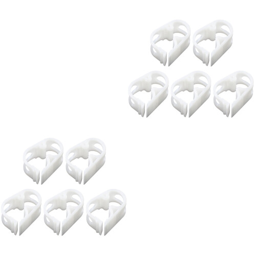10Pièces Colliers Plastique Pour Tuyaux D'alimentation Siphon 1