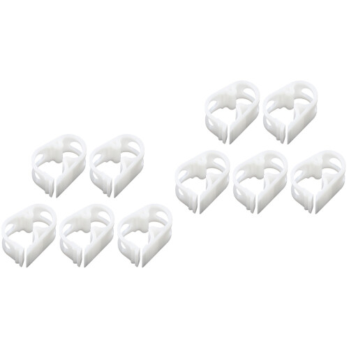 10Pièces Colliers Plastique Pour Tuyaux D'alimentation Siphon 2