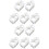 10Pièces Colliers Plastique Pour Tuyaux D'alimentation Siphon 4