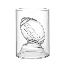 (D) Golf Rugby Wine Glass Double-Wall Insulated Whiskey Tumbler