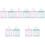 10Pcs Handheld Nylon Document Holders Snap Button File Organizers 2