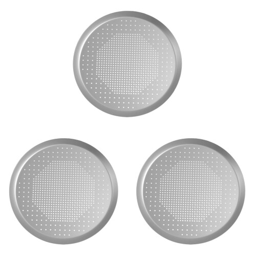 3Pièces Plateau Cuisson Four Aluminium Argenté 1