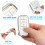 2Pcs White Tpu Key Fob Case Car Key Protector Minimalist Splashproof 5