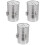 3Pièces Outil Cuisson Viande Robuste Moule Rond Cuisine Maison 2