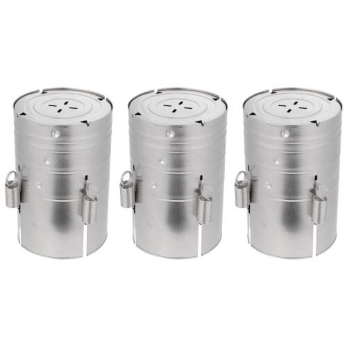 3Pièces Outil Cuisson Viande Robuste Moule Rond Cuisine Maison 2
