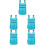 5Stk Polyester Outdoor Rucksack Sky- Faltbar 5