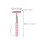 4Pcs Durable Car Mirror Cleaner Tool Pink Window Squeegees 8