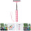4Pcs Durable Car Mirror Cleaner Tool Pink Window Squeegees 9