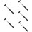 5Stk Rückspiegel Auto Fensterwischer Tool 9