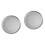 2Pcs Aluminum Alloy Perforated Pizza Bakeware Silver Tray 4