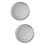 2Pcs Aluminum Alloy Perforated Pizza Bakeware Silver Tray 7