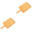 2Pcs Kitchen Cutting Board Wooden Pizza Paddle Multi-Purpose Tray 2