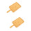 2Pcs Kitchen Cutting Board Wooden Pizza Paddle Multi-Purpose Tray 6