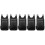 5Pcs Foldable Lightweight Backpack Black Waterproof for Outdoor Use 8