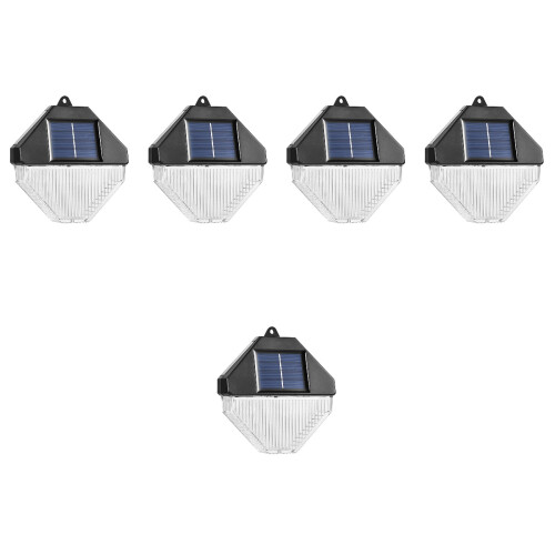 5Pcs Household Solar -Resistant Wall Lamp Outdoor Waterproof 2