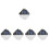 5Pcs Household Solar -Resistant Wall Lamp Outdoor Waterproof 4