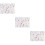 3Pcs Newborn Baby Quilts Soft Assorted Blankets for Stroller and 8