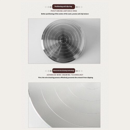 Aluminum Pottery Wheel Rotating Ceramic Turntable for-25cm 1