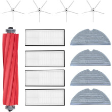Pano de limpeza com dupla zona de sucção para aspirador e esfregão Xiaomi, pano reutilizável para pisos duros, fibra que não solta fiapos,
