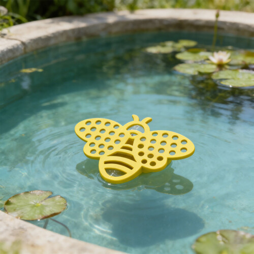 Durable PVC Bees Waterer To Attract Pollinators And-Blue 2