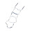 Bootsseilleiter mit Edelstahlhaken, 3-stufig 2
