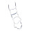 Bootsseilleiter mit Edelstahlhaken, 3-stufig 3