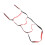 Bootsseilleiter mit Edelstahlhaken, 3-stufig 8