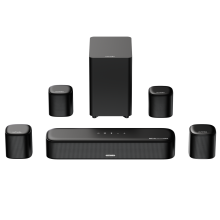 ULTIMEA 7.1Ch Soundbar with Dolby Atmos, BassMX, Surround Sound System for TV with 4 Surround Speakers & Subwoofer, Home Theater, Bluetooth@ 5.3