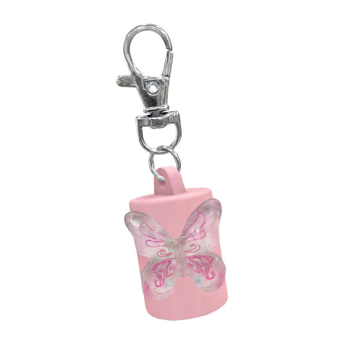 Porte-clés unique à double usage combinant un étui pour-Rose