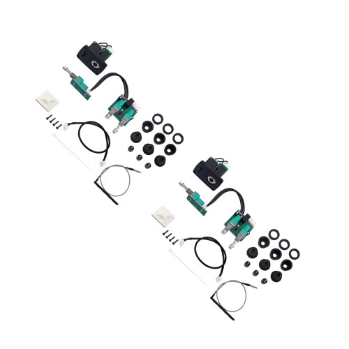 2Pièces Préampli Ukulele Piezo Noir Avec Bass/treble Intégré 2