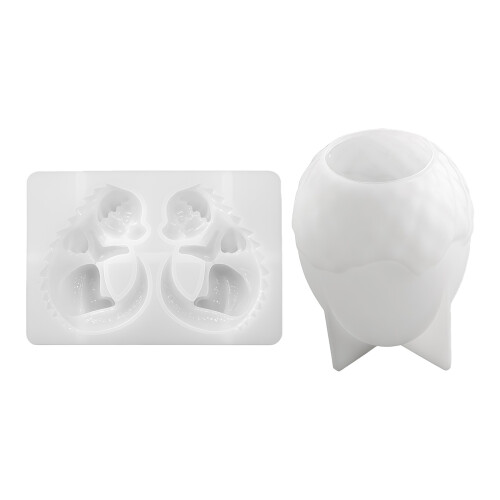 Flexible Silicone Mould for Glowing Eggs Night Light-Few scales