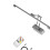 Remote Controlled Rechargeable Vanity Light 16/24in-silver 60cm 1