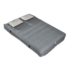 SoBuy Sonnenliege Grau aufblasbar 191x137x22 cm