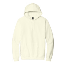 (L, Off White) Gildan Mens Midweight Soft Touch Hoodie
