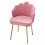 Living And Home Shell-Back Dressing Table Chair with Adjustable Feet 2