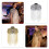 Luxurious Sequined Shawl With Long Fringed Embroidery-Silver 4